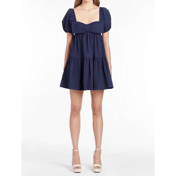 AMANDA UPRICHARD Dresses & Skirts - NEW AMANDA UPRICHARD loretta babydoll dress in ink blue